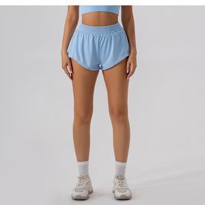 Shorts Deportivos 2 en 1 para Mujer, Cintura Elástica, Secado Rápido, Ligeros, Anti-Transparencia, para Correr, Gimnasio, Yoga, OEM, ODM, Venta al Por Mayor - Product Image 4