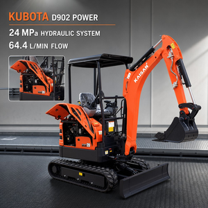 <span class=keywords><strong>Mini</strong></span>-excavatrice Premium Bagger 2T, moteur Kubota Diesel EPA <span class=keywords><strong>2T5</strong></span>, 2 tonnes, petite taille, pour la construction de piscines et l'aménagement paysager - Product Image 3