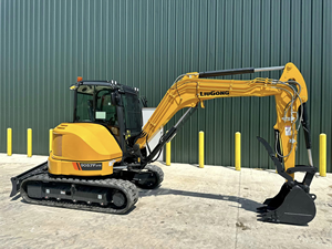 Concessionnaire Officiel LiuGong 9057FZTS Mini-Excavatrice sur Chenilles Poids en Service de 5,0 Tonnes pour le Dégagement de Terrains et le Creusement de Fossés - Product Image 4