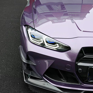 Siêu Bóng Vật Nuôi Giữa Mùa Hè Tím PVC Bọc Bóng Gói Xe Vinyl Phim Cơ Thể Vị Trí Cuộn Trong Hình Dạng Sơn Bảo Vệ - Product Image 3