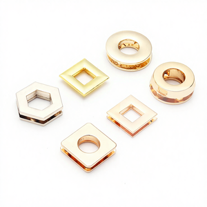 Square Metal <strong>Brass</strong> Garment Eyelets High-quality <strong>Curtain</strong> Eyelet <strong>Ring</strong> for Clothing Handbags Plating Technique - Product Image 2
