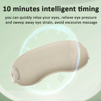 Masque de massage oculaire vibrant chauffant en silicone 3D pour la migraine, autres produits de massage, pour détendre et réduire la fatigue oculaire