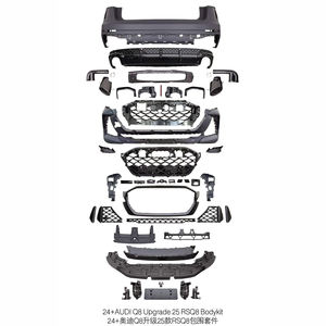 Kits <span class=keywords><strong>de</strong></span> Exterior para Automóviles, Piezas Automotrices, Juego <span class=keywords><strong>de</strong></span> Parachoques Delantero y Trasero para <span class=keywords><strong>Audi</strong></span> Q8, Actualización a <span class=keywords><strong>RSQ8</strong></span> 2024+ - Product Image 1