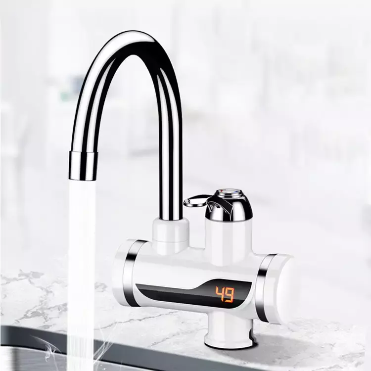 HOT SELLING Instant Tankless 3000W Hot Water Heater Fast Heating Tap Electric Water Kitchen Faucets with LED Digital Display