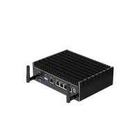 5 LAN Client léger Mini PC Multi NIC 10510U 8 Go DDR4 16 Go Passerelle industrielle Ubuntu sans ventilateur I7 I5 I3 Produit en stock