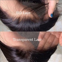 Peluca Larga Lisa Brasileña 100% Cabello Humano Pre-Desplumada con Cutícula Alineada Base HD Transparente Sin Pegamento para Mujeres Negras