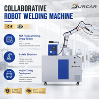 Robot collaboratif CE 2000W pour soudage laser, 6 axes, 1400 mm, sans programmation, enseignement par traînage, haute précision pour tôles fines en acier inoxydable