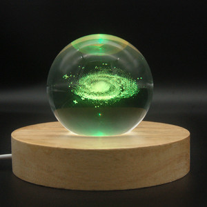 Boule de système solaire gravée au Laser, modèle de planètes miniatures 3D, sphère <span class=keywords><strong>en</strong></span> verre, ornement de <span class=keywords><strong>Globe</strong></span>, décoration de la maison, cadeau d'anniversaire, 6CM, 8CM, 10CM - Product Image 2