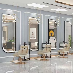 Espejo de Pared Moderno para Salón de Belleza, Suministros Esenciales para Barbería Profesional - Product Image 2