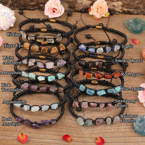 Pulseras Hechas a Mano con Cuentas de Cuarzo y Cristales Curativos de Piedra Natural, Joyería Boho, Regalo para Ella - Product Image 4