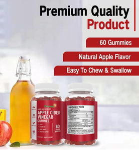 Winstown Apple Cider Vinegar Gummies healthy weight management Vegan Gluten Free Weight Loss Digestive Dietary Supplement <b>gummy</b> - Product Image 4