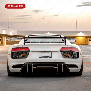 Prix usine Auto Accessoires Avant Lèvre Arrière Diffuseur Arrière Spoiler V Style Bodykit Pour <span class=keywords><strong>AUDI</strong></span> <span class=keywords><strong>R8</strong></span> - Product Image 5