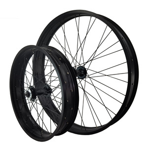 Roues de vélo de montagne FAT et de vélo de neige de 20 pouces, roues de 26 pouces en alliage d'aluminium avec freins à <span class=keywords><strong>disque</strong></span> et roulements 4.0, jante de vélo FAT - Product Image 1