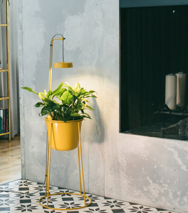 Gran oferta, maceta <span class=keywords><strong>de</strong></span> elevación <span class=keywords><strong>de</strong></span> Metal ajustable y extraíble con soporte LED para jardín, decoración <span class=keywords><strong>de</strong></span> guardería al aire libre, uso <span class=keywords><strong>de</strong></span> suelo - Product Image 3