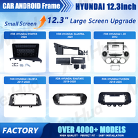 Kit de façade de cadre DVD de 12,3 pouces pour Toyota Hilux 2017 – Amélioration de l'écran de navigation Android