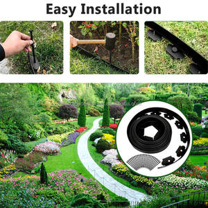 Sistema de Borde para Jardín, Separador de Césped y Grava para Estacionamiento, Valla de Aislamiento para Jardín, Cinta de Aislamiento de Césped y Piedra - Product Image 4