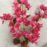 Artificielle Soie Bougainvillier Fleur Arbre Branche Tiges Arrangement pour Noël Graduation En Plein Air De Mariage Décor Faux