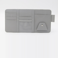 Organisateur de poche pour pare-soleil de voiture, pochette de rangement pour documents automobiles, porte-billets, porte-cartes de visite, accessoire intérieur de voiture