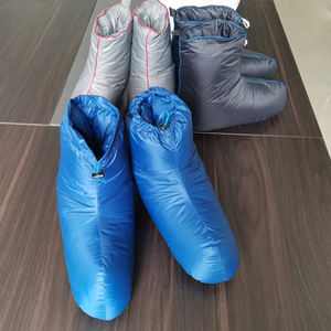 Chaussettes en duvet Hiver Extérieur Bottes en duvet Camping Chaussettes chaudes Chaussons Unisex Nylon Chaussettes en duvet d'oie - Product Image 4