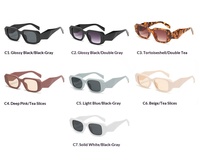 Fabricant de lunettes de soleil tendance de haute qualité en gros, lunettes de soleil unisexes de couleur noire, style vintage, lunettes de soleil pour femmes, lunettes de soleil pour hommes et femmes