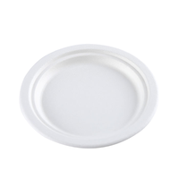 Boîte à lunch en papier de bagasse de canne à sucre jetable biodégradable de 6 pouces avec insert en bambou maintenant disponible sur le marché des EAU