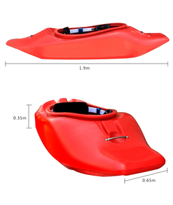 Kayak de pêche monoplace large en HDPE épaissi, <span class=keywords><strong>bateau</strong></span> rapide <span class=keywords><strong>pour</strong></span> la pêche en eaux vives - Product Image 4