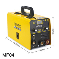 Petite machine à souder électrique portable 220V, usage domestique et industriel, MIG300, acier inoxydable, qualité industrielle robuste