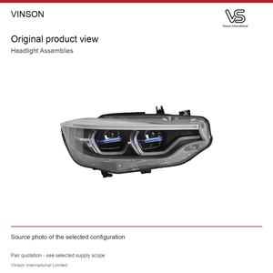 Conjunto de faros delanteros (par) para BMW Serie 4 F32 2013-2020 Configuración fotografiada - Product Image 2