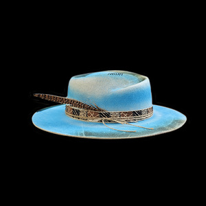 Sombrero <span class=keywords><strong>de</strong></span> <span class=keywords><strong>lana</strong></span> pura retro con banda tejida y decoración <span class=keywords><strong>de</strong></span> plumas <span class=keywords><strong>de</strong></span> animales Sombrero <span class=keywords><strong>de</strong></span> vaquero <span class=keywords><strong>de</strong></span> fieltro <span class=keywords><strong>de</strong></span> <span class=keywords><strong>lana</strong></span> <span class=keywords><strong>de</strong></span> ala ancha a prueba <span class=keywords><strong>de</strong></span> Sol <span class=keywords><strong>de</strong></span> moda vintage - Product Image 6