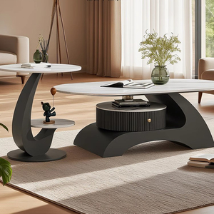 Modern High-End Home Living Room Furniture Set Fashion Light Luxury Coffee <strong>Table</strong> and <strong>Sofa</strong> <strong>Side</strong> <strong>Table</strong> - Product Image 2