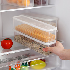 Barato conservación de alimentos cocina plástico rectangular fruta huevo fideos refrigerador pasta contenedor caja de almacenamiento - Product Image 6
