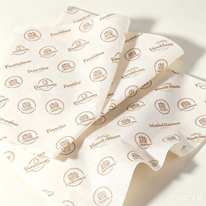 Personalised Branded Eco-Friendly Wax Coated Roll <b>Wrapping</b> <b>Paper</b> for Clothing Gift Packaging with Custom Logo Printing - Product Image 3