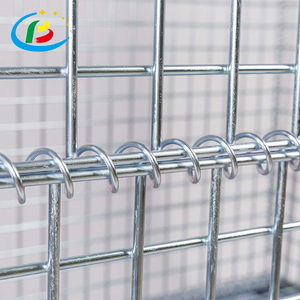 Di động có thể gập lại dây thép mạ kẽm lưới container đóng mở Pallet Lồng cho kho lưu trữ hàng hóa đóng mở kho - Product Image 5