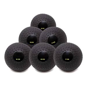 Ballon lesté pour exercices de gym, musculation, ballon de médecine, matériau PVC, 5 kg, écologique, noir, logo personnalisé disponible - Product Image 5