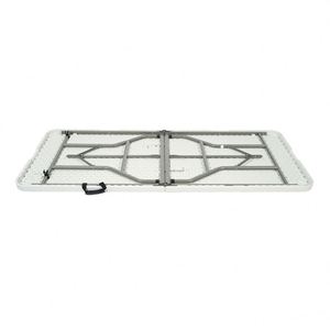High Quality Plastic <b>Table</b> <b>6ft</b> White Rectangular Plastic Outdoor Furniture Folding Banquet Garden Dining Event Folding <b>Tables</b> - Product Image 2