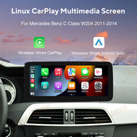 Para mercedes-benz Clase C W204 Radio de coche 2011 2012 2013 2014 Linux 10,25 "Accesorios de pantalla de coche