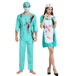 カップル医療コスチューム医師看護師大人ハロウィンパーティーコスプレ衣装メーカー - Product Image 3