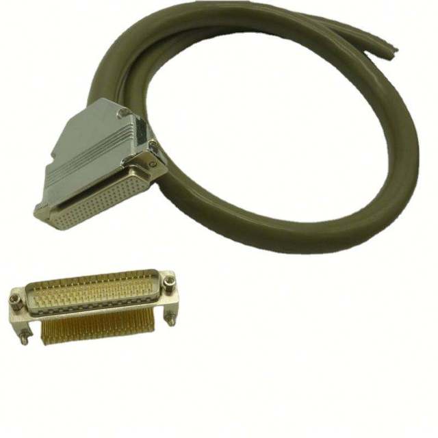 Female to Male Industrial D-SUB 78 Pin PCB Metal Connector with Cable IP67 Waterproof Electrical DB Plug Cable