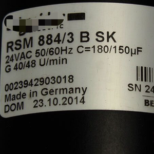 RSM 884/<span class=keywords><strong>3</strong></span> B SK SYNCHRONER SERVOMOTOR - RSM884/3BSK Programmiersteuerung Industrieautomation - Product Image 3