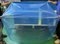 Grands sacs à fond carré en PE de qualité supérieure fabriqués à la machine, avec doublure de sac en plastique résistant à la déchirure et de qualité alimentaire