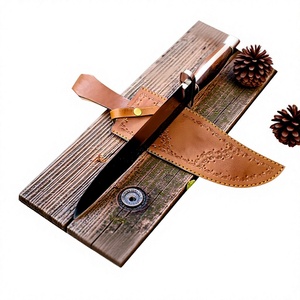 Couteau de survie et de combat à lame droite en acier au carbone, manche en bois, fait main, pour l'extérieur, avec étui, OEM - Product Image 4