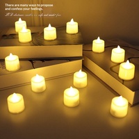 Bougie électronique LED en forme de cœur, fabriquée en Chine, pour Noël, anniversaire, demande en mariage, décoration romantique, simulation de flamme