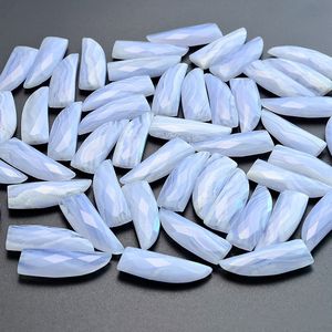 Venta al por mayor de fábrica polvo cristal negro ágata Ojo de tigre blanco turquesa imitar Diente de <span class=keywords><strong>lobo</strong></span> colgante collar Accesorios - Product Image 6