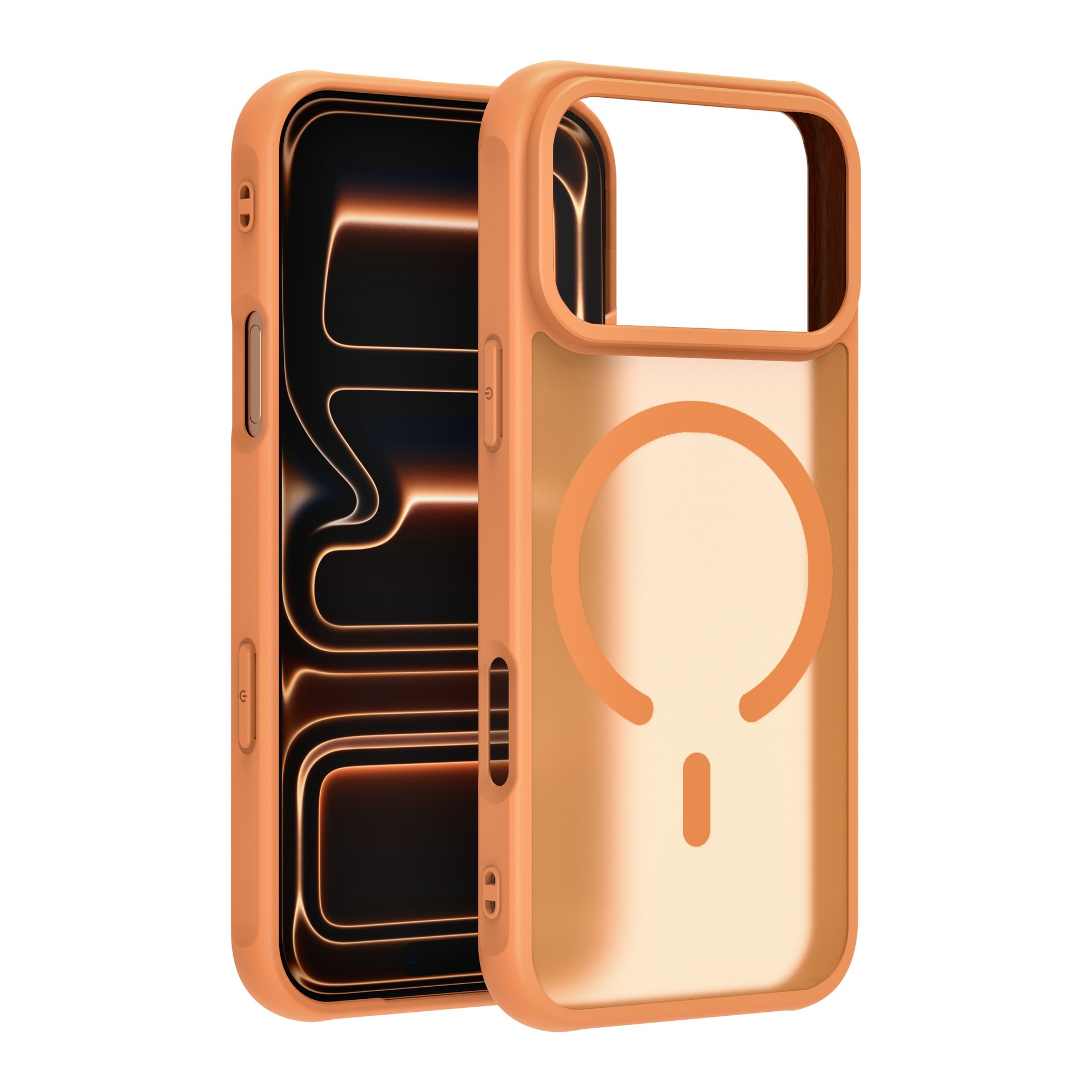 Orange + aspiration magnétique N52 (grand trou de l'objectif)