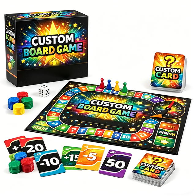 OEM Custom Eco-Friendly Portable Paper Board Game Factory High Quality Interactive Card Game Manufacturer Full Color Party Table
