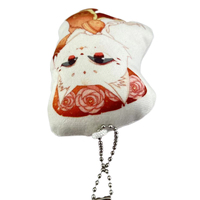 Porte-clés en peluche Fabricant personnalisé Porte-clés en peluche avec oreiller en peluche Animaux en peluche personnalisés Jouets porte-clés