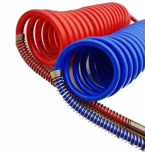 Shaoxing Fangjie High Pressure Flexible PA Nylon Spiral Coil tube Air Brake Hose for European Market