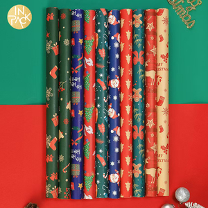 Trong Gói Bán Buôn Chất Lượng Cao Món Quà Giáng Sinh Thủ Công Gói Giấy Cuộn Tùy Chỉnh Mô Bao Bì Giấy Gói Cho Hộp Quà Tặng - Product Image 4