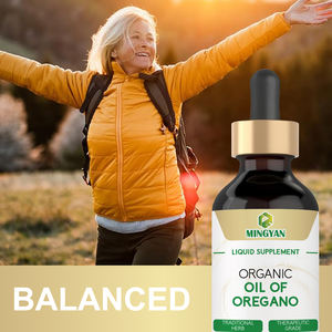 Tetesan cairan Oregano Minyak organik label pribadi 70% tetesan Herbal kesehatan usus antioksidan dukungan kekebalan tubuh karvacrol untuk dewasa - Product Image 4