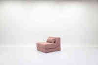 Canapé d'angle modulaire ottoman moderne pour salon, pouf relaxant, fauteuil paresseux, garni d'éponge haute densité, véritable